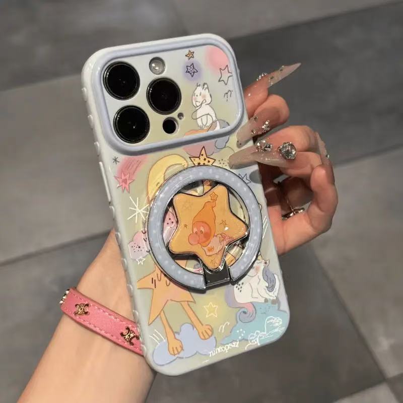 Mengmeng Star is suitable for Apple 11promax mobile phone iphone11 Huawei Xiaomi Love Windows mobile phone soft case