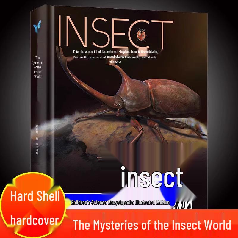 Insect World Mysteries: Genuine Hardcover Encyclopedia of Insects