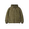 Apostrophe Comma Glossy Three-Way Light Hoodie Padded Jacket_Olive