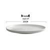 Gold-Rimmed Rectangular Ceramic Dessert and Sushi Plate