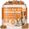 Flea and Tick Prevention for Dogs Chewables - Natural Dog Flea and Tick Treatment Chewable - Oral Flea Supplement for Dogs - Puppy Flea Support - All