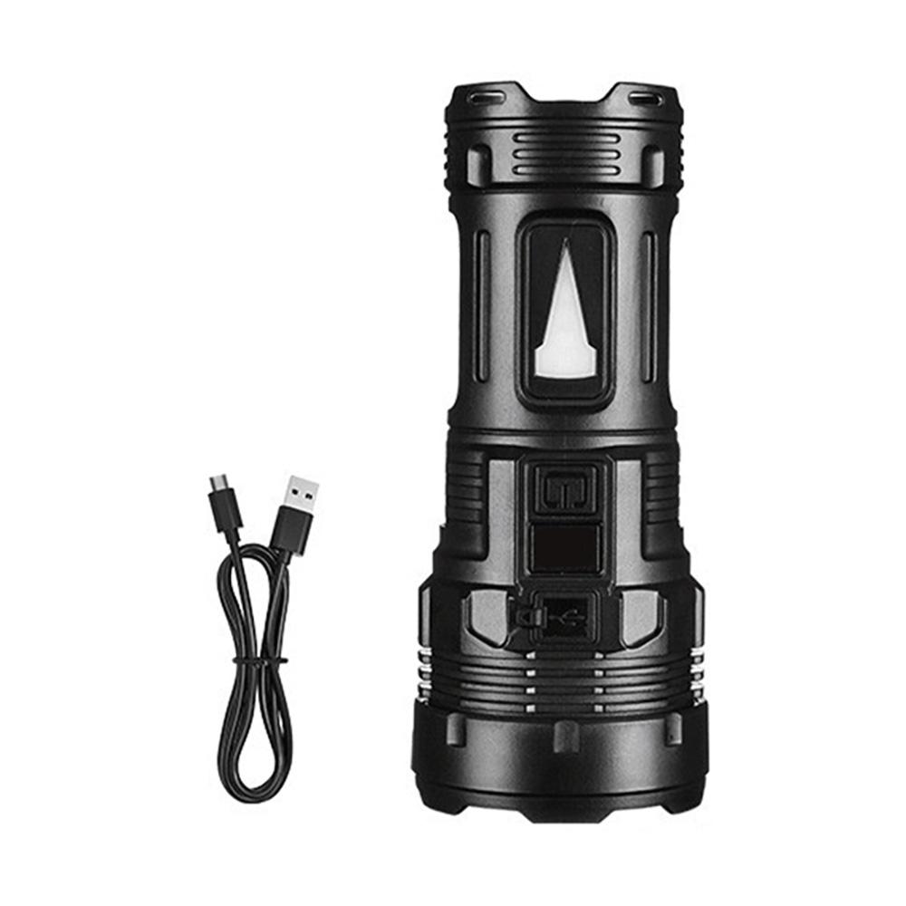 

4000LM супер яркий уличный светодиодный перезаряжаемый фонарик сильный COB свет встроенный аккумулятор Type-C портативный для рыбалки походов