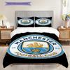 Biancheria da letto Heritage Manchester City (1 * copripiumino + 2 * federa, senza nucleo) Copripiumino e federa 2DFlat Morbidi e confortevoli