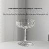 European Classical High-Stemmed Martini Glass - Artistic Cocktail & Wine Glass for Bars