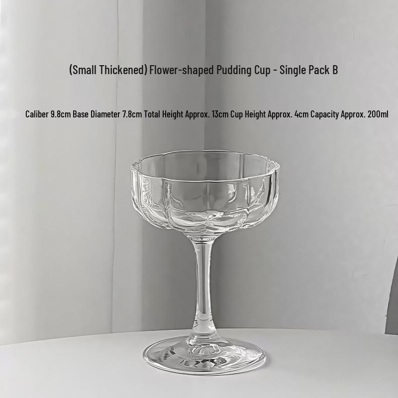 European Classical High-Stemmed Martini Glass - Artistic Cocktail & Wine Glass for Bars