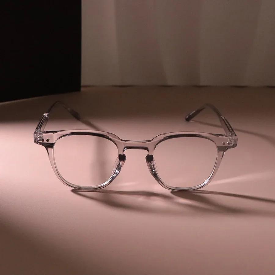 Elegant Casual Eyeglasses Frame Male Classic Daily Life Clear Lens Plain Oval Eyewear Male Female Computer Use Premium Quality