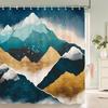 1Pc Art Japanese Pattern Shower Curtain Waterproof Printed Polyester Fabric Bathroom Partition Curtain Home Decorative Curtain