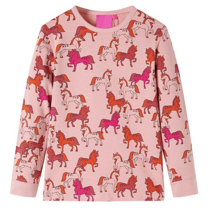 Children's Long-sleeved Pyjamas Light Pink 92/104/116/128/140