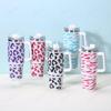 Rhinestone 40oz Stainless Steel Insulated Car Cup with Handle
