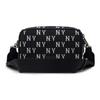 New MLB Cotton And Polyester Blend One Shoulder Handbag Crossbody Bag Regular Unisex Black 3ACRS014N-50BKS