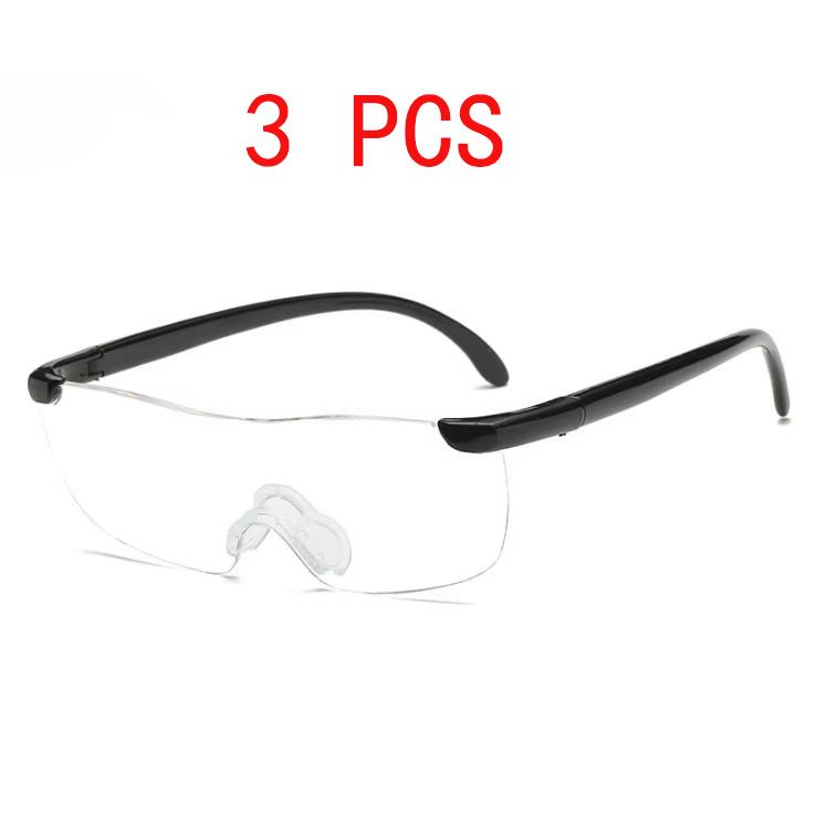 300% Magnifying Glasses Reading Magnifying Glasses, Portable Reading Magnifier with Glasses Case for Close Work, Anti-Blue Light