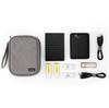 Tumecos Charger Travel Mobile Storage Digital Accessory Storage Small Organizer with Lightweight for Business Trips and Travel Layer Pouch, Pouch,