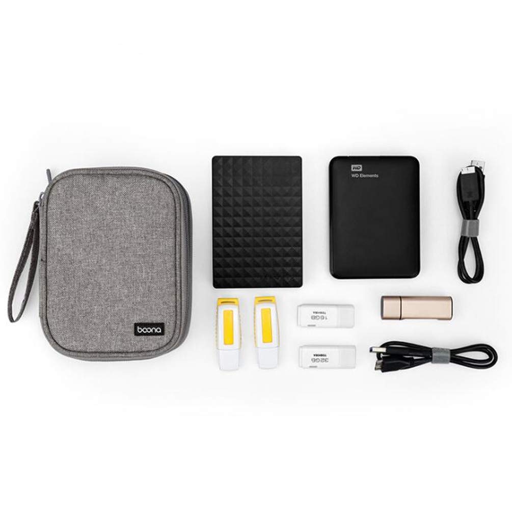 Tumecos Charger Travel Mobile Storage Digital Accessory Storage Small Organizer with Lightweight for Business Trips and Travel Layer Pouch, Pouch,