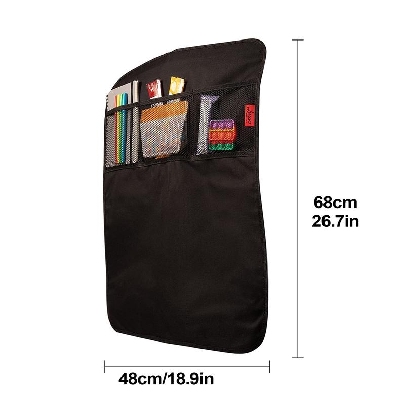 Organizator auto pentru bancheta din spate, organizator de suspensie pentru bancheta din spate, suficient de mare, geantă diverse pentru vehicule, pentru majoritatea sedanurilor, rulotelor, camioane și