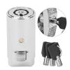 Zinc Alloy Vending Machine Lock Cylinder with 3 Keys Chrome Color Selling Machine Lock Cylinder Safe 38×19mm Lock Cylinder
