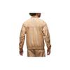 Jordan Solid Color Brand Logo Zip Stand Collar Pocket Jacket Men jackets Beige DV7624-277