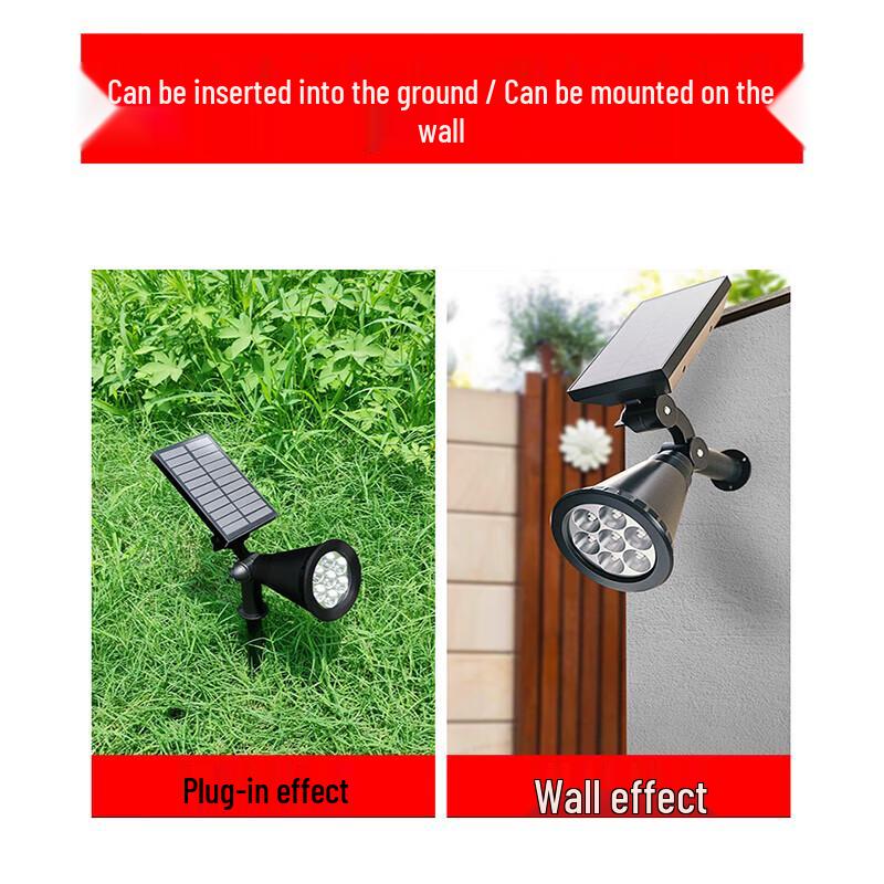 Solar Powered Outdoor LED Landscape Spotlight