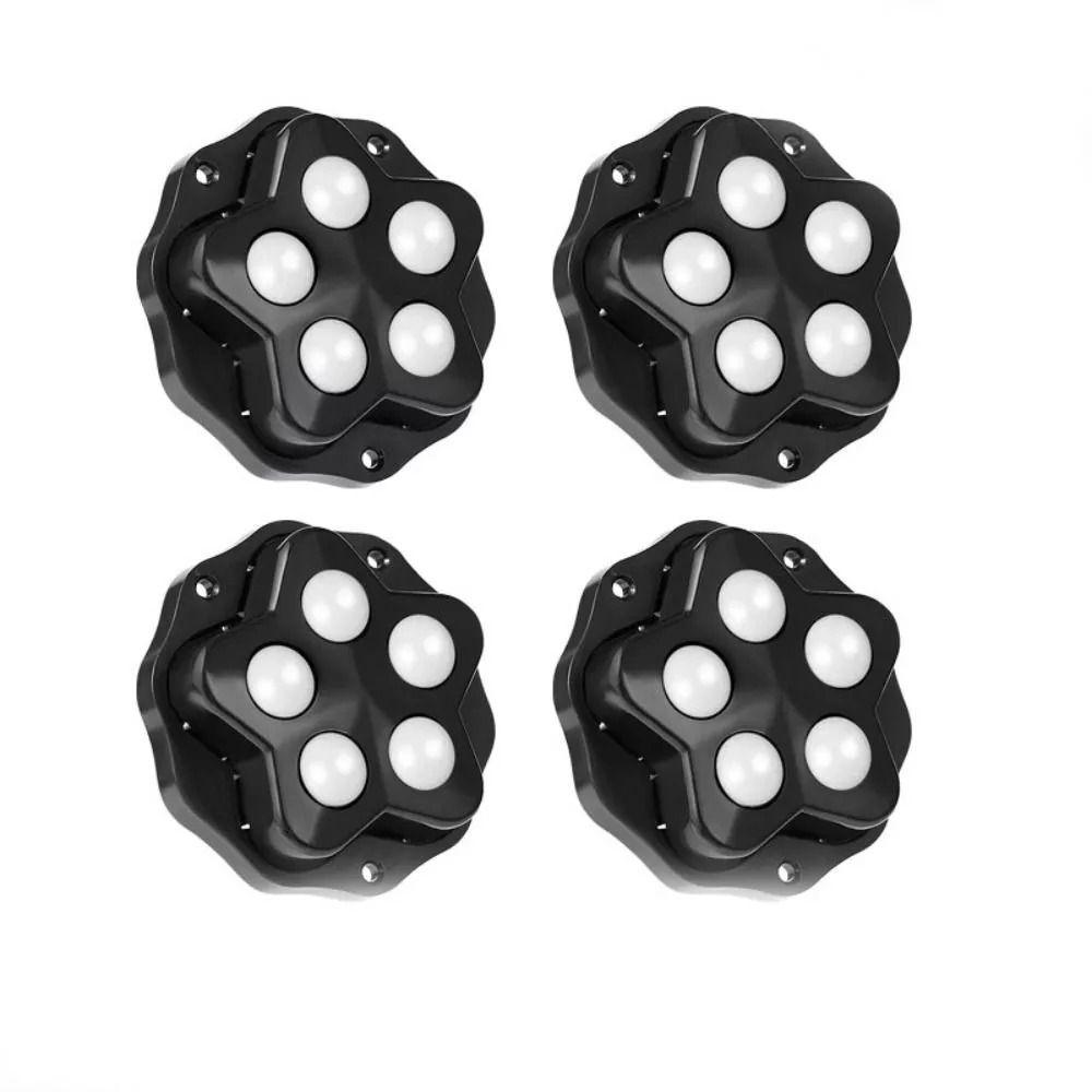 4Pcs/set 5 Beads Universal Wheels Mute Ball Furniture Casters Durable 360° Rotation Pulley
