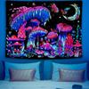 VIKAMA psychedelic mushroom fantasy forest tapestry bedroom bedside esports room bar party background tapestry atmosphere decor