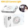 40W LED Camera Light 2800K-9000K RGB Video Light 4400mAh Rechargeable Handheld Fill Light Photography Lighting
