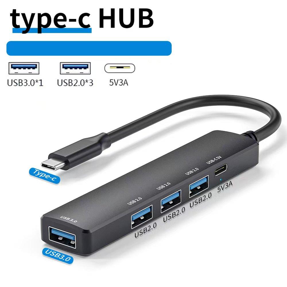 

4 порти для жорсткого диска SSK USB HUB Type-C до Multi USB Splitter OTG адаптер для Macbook Xiaomi Huawei мобільний телефон ноутбук ноутбук жорсткий драйвер USB 3.0 2.0 5 in 1 Type-C HUB
