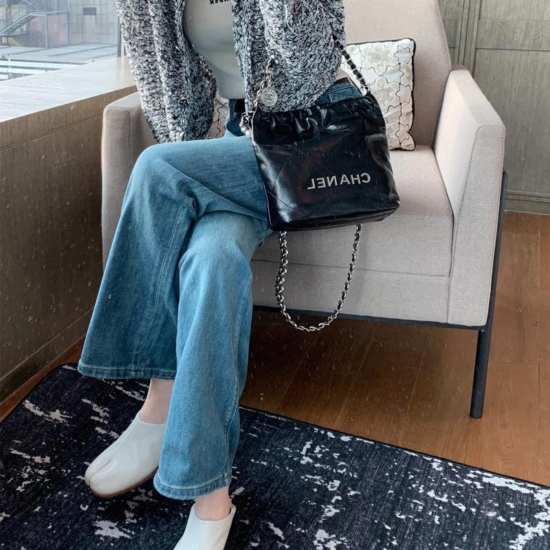 Cowhide version~ Grape mother, the same flat-bottomed shallow-mouth lazy loafers, one-pedal pig's trotters split-toe shoes, women's small leather s