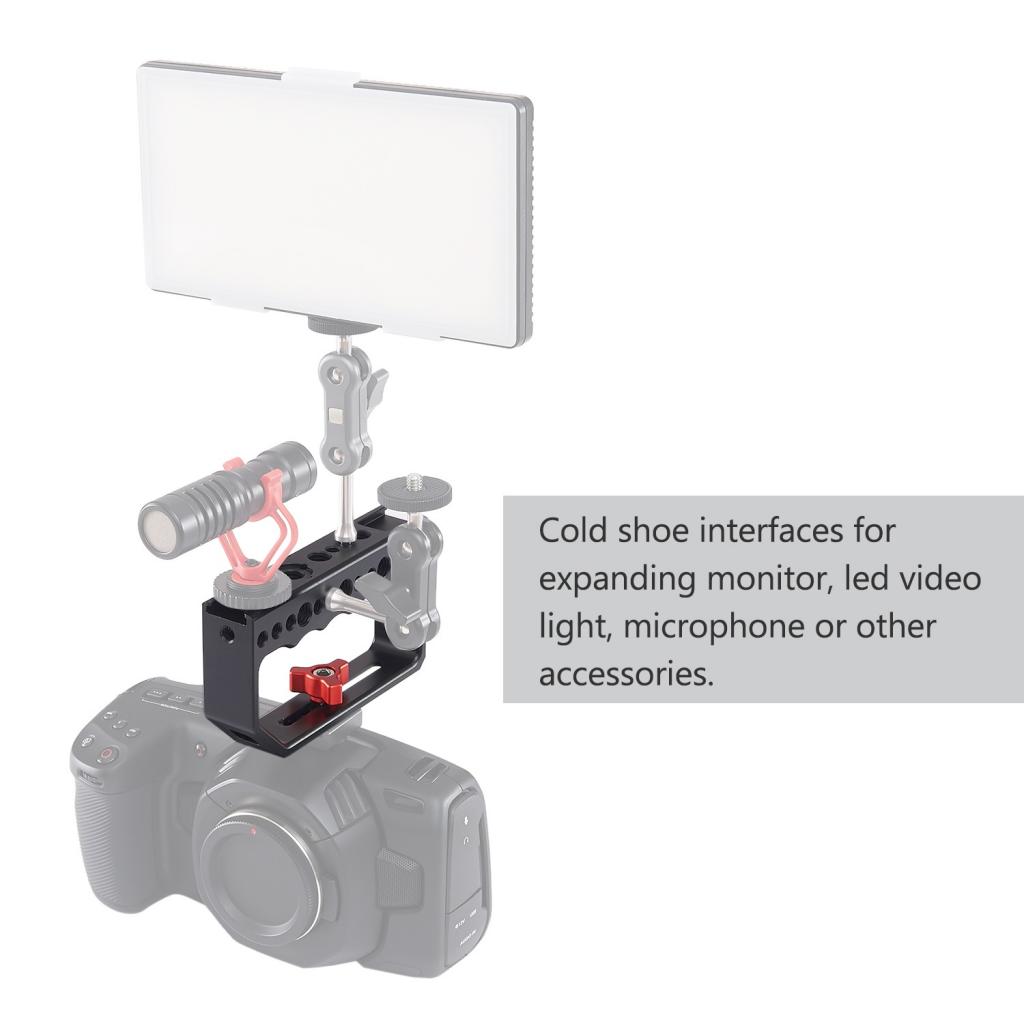 DSLR Cage LED Lights Monitor 