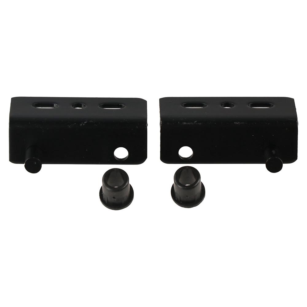 2pcs Stainless Steel Concealed Shaft Multifunction Upper Lower Hinge Clips Pivot Hinges Wood Doors