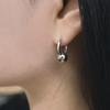 APIOH BELL SILVER EARRING