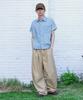 FILLUMINATE One-Pleat Curved Linen Pants - Natural