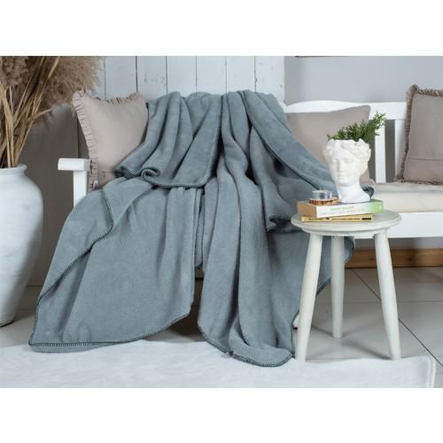 Collezione Meyn 185 x 220 Coperta Wellsoft extra morbida con texture menta