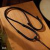 Hand-Woven Eight-Strand Unisex Necklace Rope for Pendants, Jade, Beeswax, Thangka
