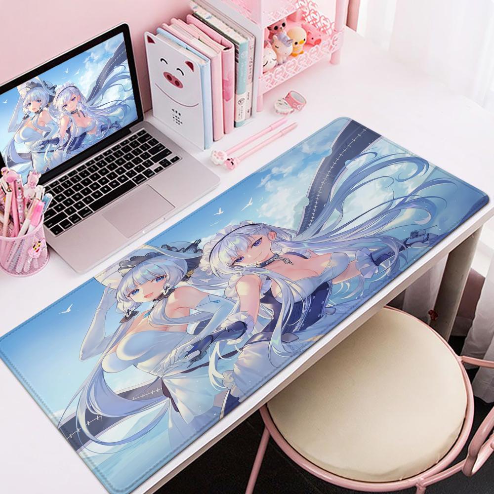 Коврик для мыши Azur Lane xCM Нескользящий игровой коврик для мыши Геймерский коврик для мыши ESports Игровая механическая клавиатура XXL Настольный коврик 800x400x2mm