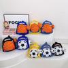 Cartoon Soccer Kids Backpack With Breathable Nylon For Preschool Boys And Girls