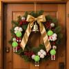 Christmas Ornaments Ball Home Indoor Plush Ornament Decor Weather-Resistant Soft 2.4 Inch Ball For Garden Stair Fireplace