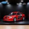 WELLY 1/24 Lmpreza Performance APR Subaru Alloy Miniature Scale Car Model Diecast Metal Collection Childrens Toy Vehicles Gifts