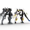 135Pcs Original Design Mecha Warrior Building Blocks Toys For Children Armor Robots Anime Figure Model 10cm Action Figure Dolls