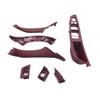7Pcs Left/Right Hand Drive For BMW 5 Series F10 F18 10-17 Car Interior Inner Door Handle Panel Pull Trim Cover Kit