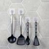 10pcs Transparent Stainless Steel Self-Adhesive Hooks Bathroom Towel Clothes Storage Sticker Hook Key Hangers Storage Holder