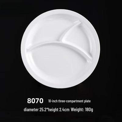 10-inch A5 Melamine Divided Food Tray