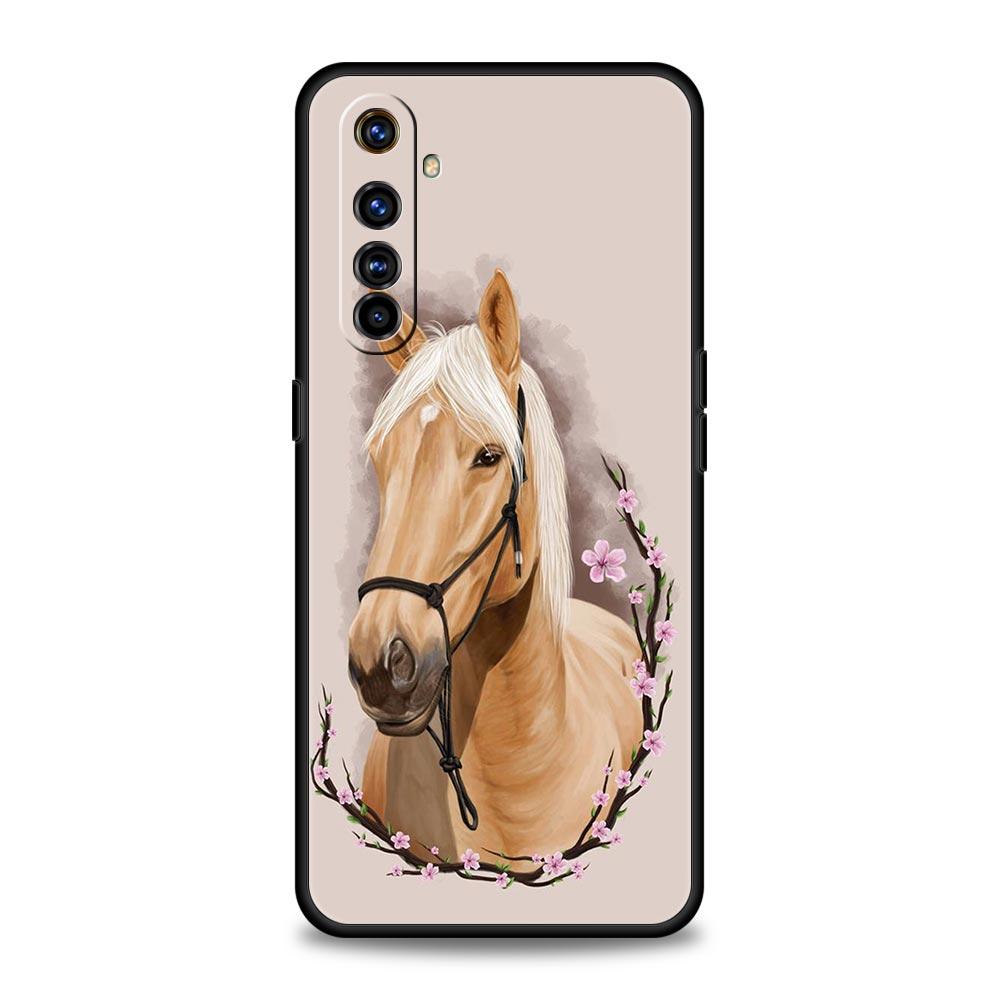 Pro Realme 10 9 8 5G 7 6 GT2 Pro Plus 9i C21 C11 C25 C35 Frederik Veliký krásný kůň Pouzdro na telefon Pro Realme GT Neo 2 3T Kryt