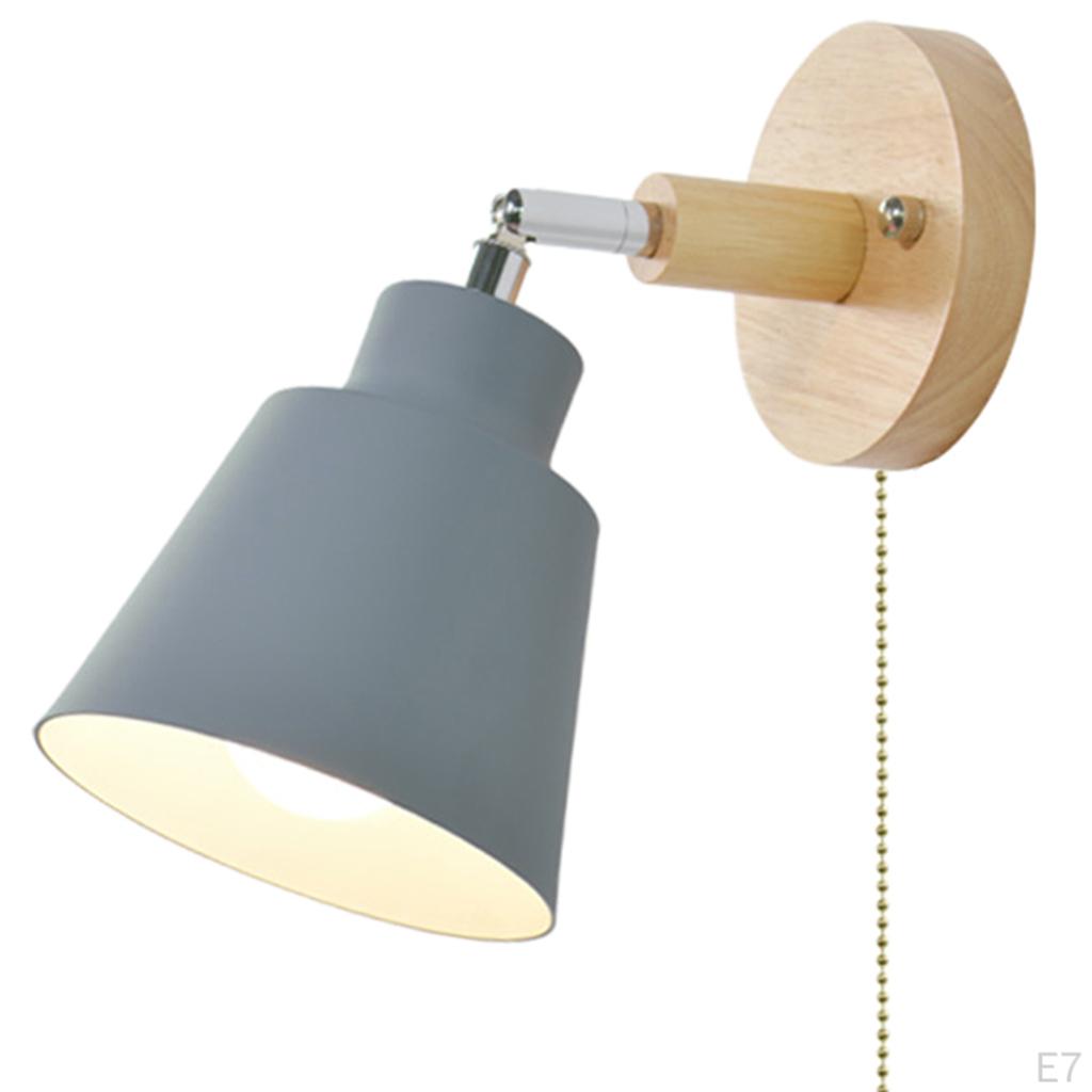 Light, Wall Mounted Modern Style Bedside Sconce E27 Socket for Livingroom Porch Decor Bedroom