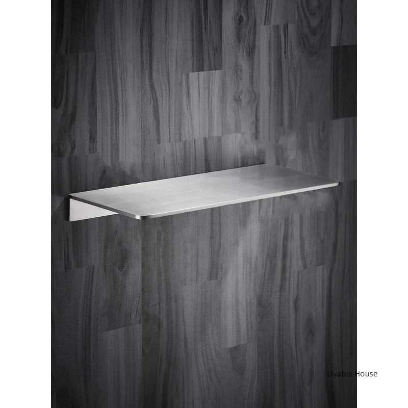 304 Stainless Steel Bathroom Storage Rack Brushed Chrome Shower Rack Corner shelf 20/30/40/50cm Multifunctional Bathroom Hardwa