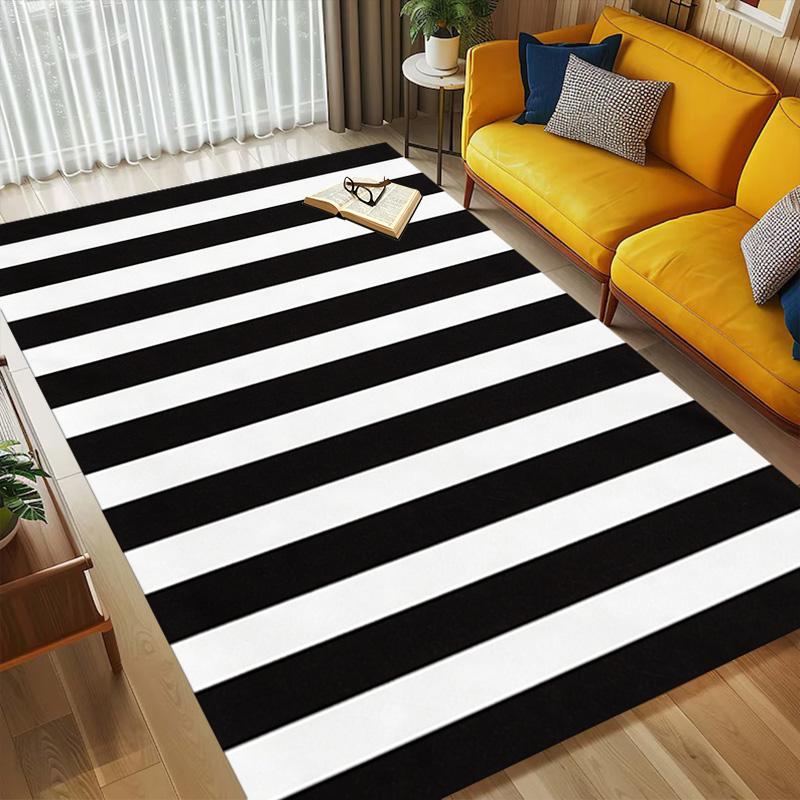 Stripes Living Room Nonslip Area Rug Soft Carpet For Bedroom Game Playroom Sofa Office Home Decor Doormat Christmas Gift C9262011