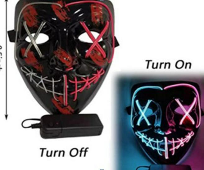 EL Luminous Funny Halloween Mask - Hot Selling Style