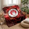 FC St. Pauli Voetbal Print Flanellen Deken, Zachte Warme Lichte Plaid voor Bank Bed Kamperen