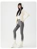 Damen Shark Slim-Fit Samtgefütterte Warme Baumwoll-Yogahose - Herbst/Winter Kollektion 2025