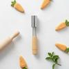 Stainless Steel Pastry Stamp Multifunctional Stainless Steel Food Press Fruit Shape Cutter Long-Lasting Wooden Handle Shape