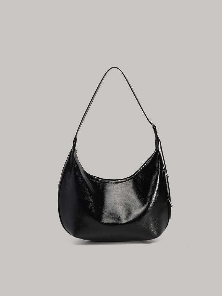 

Korean retro high-end crescent bag 2025 new niche design underarm bag temperament shoulder bag dumpling bag