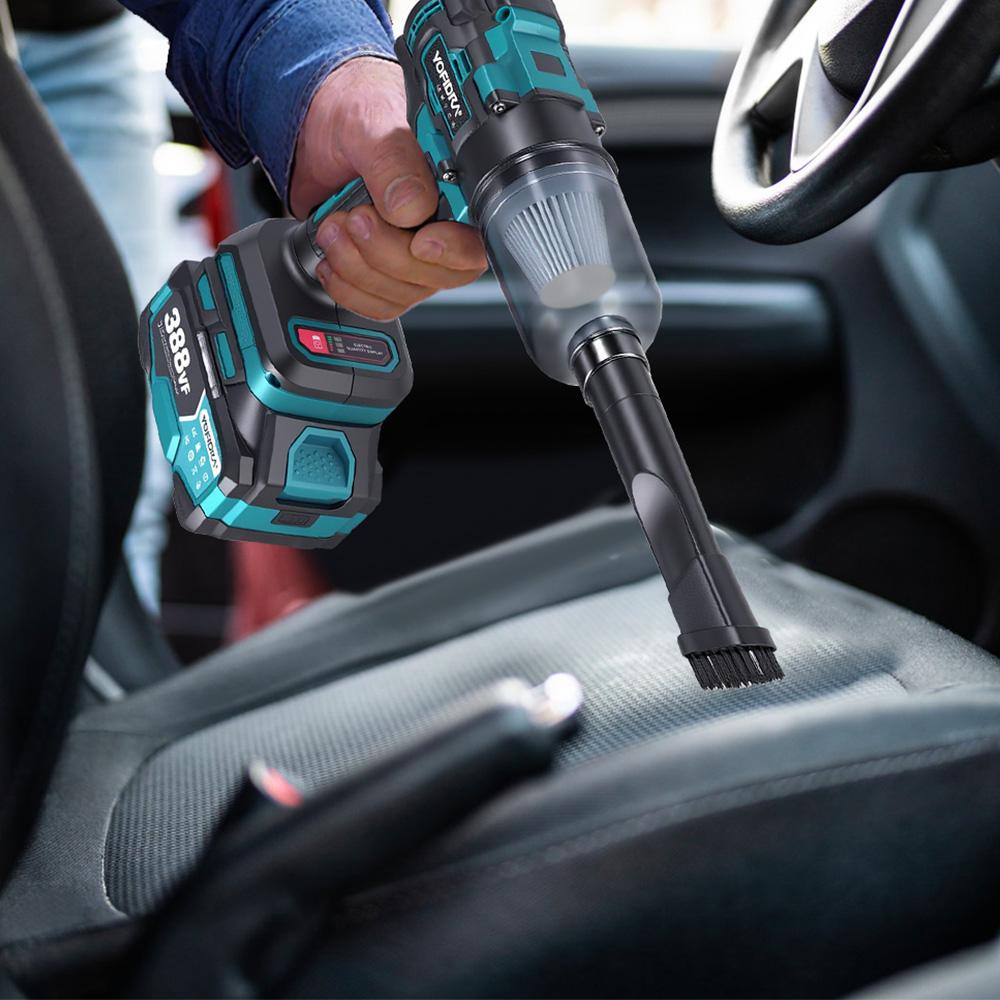 Yofidra Brushless 2-in-1 Turbo Blower Jet Fan & Vacuum Cleaner 80000RPM Handheld Dust Blowing Tool For Makita 18V Battery Pin